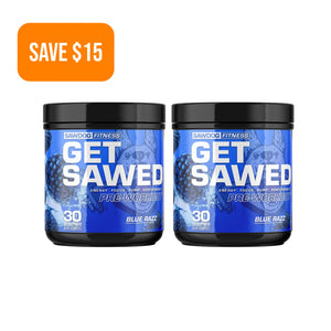 Get Sawed Pre Workout Two Tub Bundle
