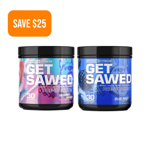 Get Sawed Pre Workout Flavor Duo Bundle