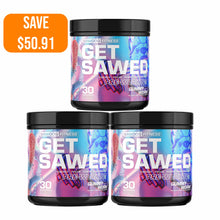 Get Sawed Pre Workout Three Tub Bundle Gummy Worm
